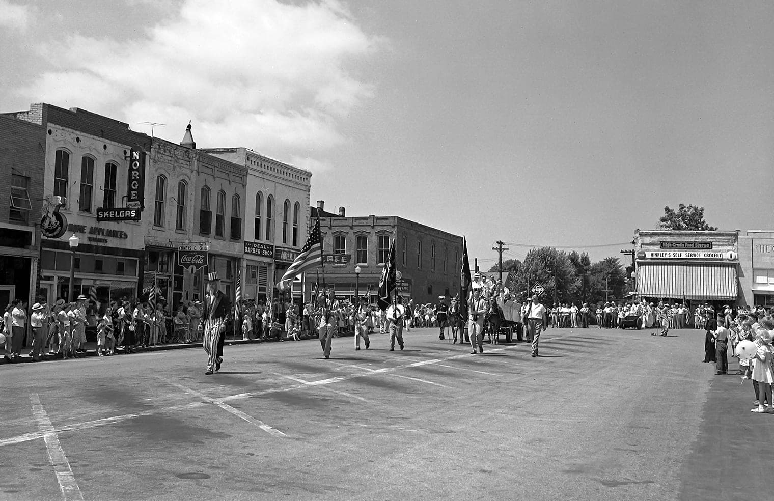 Southwest side of the Clinton square