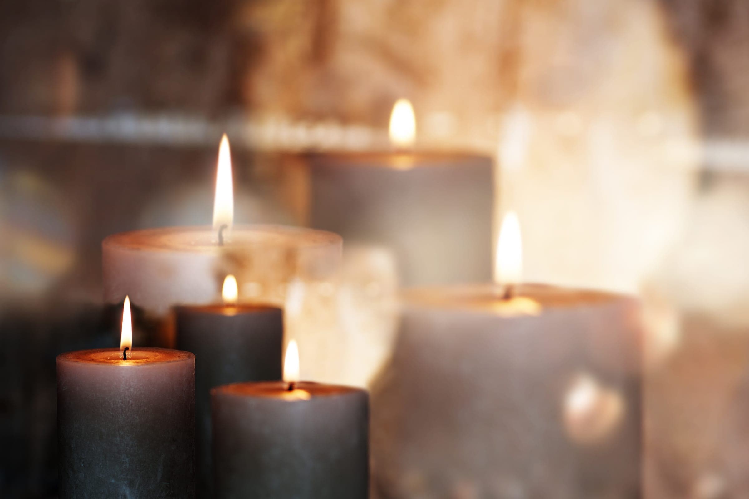 Handmade candles from The Clinton Candle Co.